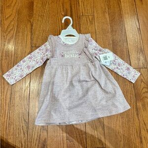 Rene Rofe Baby White and Pink Ensemble (18 Months) NWT